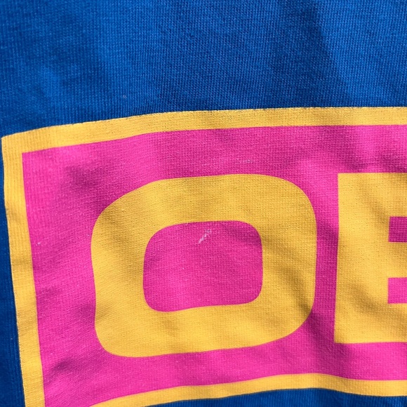 Obey Blue/Pink/Yellow Long Sleeve Size XL - Picture 8 of 8